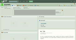 Desktop Screenshot of mryuckplz.deviantart.com