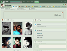 Tablet Screenshot of jimilouis.deviantart.com