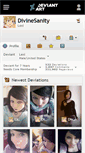 Mobile Screenshot of divinesanity.deviantart.com