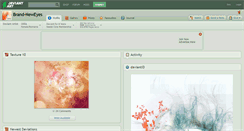Desktop Screenshot of brand-neweyes.deviantart.com