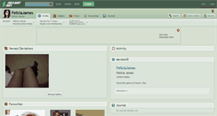 Desktop Screenshot of feliciajames.deviantart.com