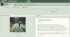 Desktop Screenshot of hayal25.deviantart.com