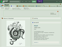Tablet Screenshot of miojuh.deviantart.com