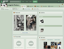 Tablet Screenshot of lingerie-photos.deviantart.com
