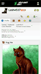 Mobile Screenshot of lesh4537.deviantart.com