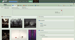 Desktop Screenshot of ecsy.deviantart.com