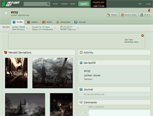 Tablet Screenshot of ecsy.deviantart.com
