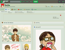 Tablet Screenshot of blazifay.deviantart.com