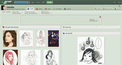 Desktop Screenshot of cheztee.deviantart.com