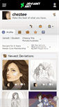 Mobile Screenshot of cheztee.deviantart.com
