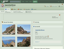 Tablet Screenshot of jeanettensimon.deviantart.com