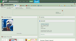 Desktop Screenshot of animelampoon.deviantart.com