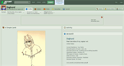 Desktop Screenshot of doghund.deviantart.com