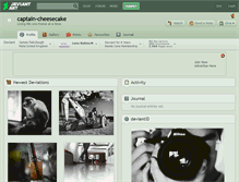 Tablet Screenshot of captain-cheesecake.deviantart.com