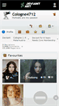 Mobile Screenshot of cologne4712.deviantart.com