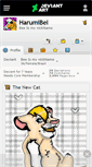Mobile Screenshot of harumibel.deviantart.com