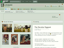 Tablet Screenshot of evilrobot42.deviantart.com