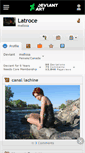 Mobile Screenshot of latroce.deviantart.com