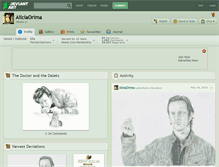 Tablet Screenshot of aliciaorima.deviantart.com