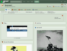 Tablet Screenshot of ilovevore1.deviantart.com