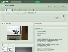 Tablet Screenshot of eurodreamer.deviantart.com
