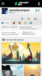 Mobile Screenshot of jamiedavenport.deviantart.com