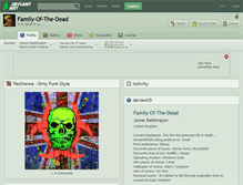 Tablet Screenshot of family-of-the-dead.deviantart.com