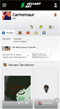 Mobile Screenshot of carmensaur.deviantart.com
