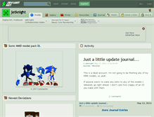 Tablet Screenshot of jetknight.deviantart.com