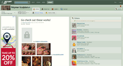 Desktop Screenshot of polymer-sculptors.deviantart.com