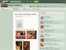 Tablet Screenshot of polymer-sculptors.deviantart.com