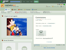 Tablet Screenshot of malphasbcs.deviantart.com