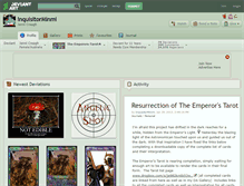 Tablet Screenshot of inquisitorminmi.deviantart.com