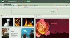 Desktop Screenshot of mystic-nymph.deviantart.com