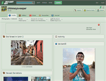 Tablet Screenshot of chimneysweeper.deviantart.com