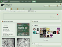Tablet Screenshot of fantasychan.deviantart.com