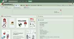 Desktop Screenshot of katararama411.deviantart.com