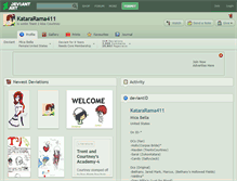 Tablet Screenshot of katararama411.deviantart.com