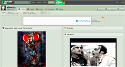 Desktop Screenshot of aliencatx.deviantart.com