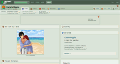 Desktop Screenshot of caramelapple.deviantart.com
