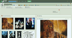 Desktop Screenshot of jamesnorbury.deviantart.com