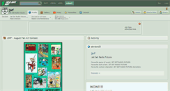 Desktop Screenshot of jsrf.deviantart.com