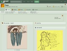 Tablet Screenshot of fizen.deviantart.com