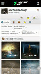 Mobile Screenshot of michalgiedrojc.deviantart.com