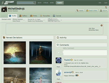 Tablet Screenshot of michalgiedrojc.deviantart.com
