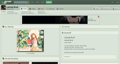 Desktop Screenshot of lamsat-brod.deviantart.com