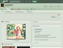 Tablet Screenshot of lamsat-brod.deviantart.com