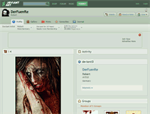 Tablet Screenshot of derfuenfte.deviantart.com