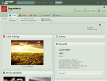 Tablet Screenshot of jaque-mate.deviantart.com