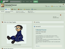 Tablet Screenshot of fullmetal-forever.deviantart.com